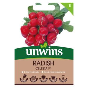 Unwins Vegetable Radish Celesta F1 Hybrid - 120 Seeds
